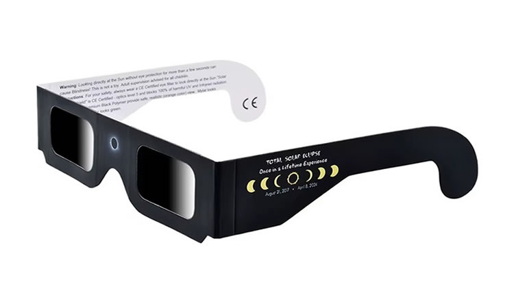 Óculos para Eclipse Solar Certificados ISO 12312-2